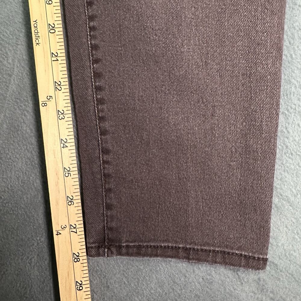 Nine West Vintage America Jeans Womens 10 Mauve Skinny Stretch Denim Mid Rise - Picture 4 of 10